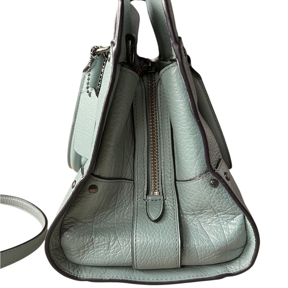 Coach Sage/teal Green Leather Handbag - Picture 12 of 17